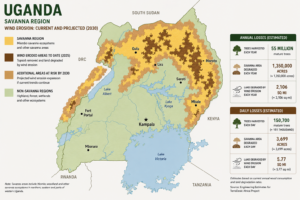 UGANDA WIND EROSION map